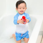 Marvel Spidey & Friends - Plus Avengers - 5 Piece Bath Squirter Bucket Set -Bath Toys for Baby and Toddlers - Includes Organizer Bucket - Store Bath Time Water Toy
