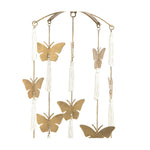 Crane Baby Butterfly Nursery Décor for Boys and Girls, Ceiling Hanging, 6" x 6" X 36"