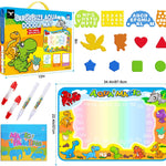Kids Toys Water Doodle Mat: Dinosaur Painting Coloring Pad for Toddlers 1-3 - Aqua Magic Drawing Board for 2 3 4 Year Old Toddler Arts and Crafts Christmas Birthday Gifts for Girls Boys Age 2-4 3-5
