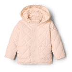 Amazon Essentials x Sofia Grainge Unisex Babies' Hooded Insulated Midweight Field Jacket, Pearl, 18 Months