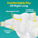 Pampers Baby Diapers - Swaddlers - Size 0, 84 Count, Ultra Absorbent Disposable Newborn Diaper