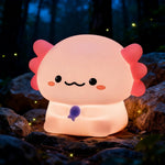 Frog Night Light with Big Eyes, Soft Silicone Nursery Night Light for Kids, Rechargeable Dimmable Frog Lamp with Timer, Room Decor Kawaii Toys and Gifts for Boys and Girls