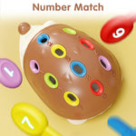 iPlay, iLearn Fine Motor Toys for Toddlers 1-3, Baby Hedgehog Montessorri Learning Set, Educational Counting Sorter Toy, Development Infant Gifts 9 12 18 Month 1 2 3 Year Old Boys Girls Kids Babies
