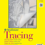 Strathmore 300 Series Tape Bound Tracing Pad, 9 X 12 inches, 25 lb., Transparent, 50 Sheets (370-9)