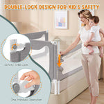 G TALECO GEAR Bed Rail for Toddlers, Stable Protective Bed Side Rails, Baby Bedrail Guard for Twin Full Queen & King Size Bed ((3 Sides for King Size) 78.74x78.74x74.8 Inch)