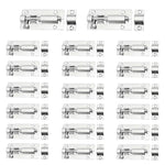 20 Pack Barrel Bolt Latch,3 Inches, Stainless Steel Slide Bolt Lock with 6 Screws for Inside Door Gate,Silver Door Latches for Top of Door,Easy to Install Gate (20pack 3inches)