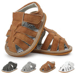 Neband Baby Girl Boy Sandals, Premium Soft Anti-Slip Sole Infant Baby Sandals 12-24Months Summer Casual Beach Shoes Bowknot Princess Dress Flats Prewalker First Walker Shoes