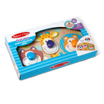 Melissa & Doug First Play Wooden Jumbo Knob Safari Animal Puzzle (3 pcs) Large Puzzles for Babies and Toddlers Ages 1+