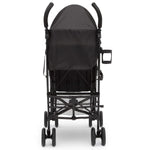 Jeep PowerGlyde Plus Stroller by Delta Children Lightweight Travel Stroller with Smoothest Ride, Aluminum Frame, 4-Position Recline, Extra Large Storage Basket, Black