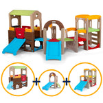 Simplay3 Young Explorers Modular Play System – Kids Activity Outdoor Playset for Children Age 18 mos - 6yrs – Toddler Playground Slide, Climb and Playhouse