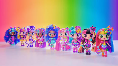 Decora Girlz 5" Collectible Dolls, 8 Surprises to UNbox, Fun Fashions & Stickers, 9 to Collect