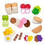 Melissa & Doug Felt Food Sandwich Play Food Set (33 pcs), Orange, 1 Count
