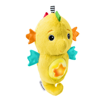 Baby Einstein Sea Dreams Seahorse Plush Soother Toy, with Music and Lights, Ages 0 Months and Up, Yellow