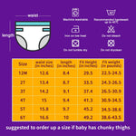 MooMoo Baby 6 Packs Cotton Training Pants Reusable Toddler Potty Training Underwear for Boy and Girl Mermaid-4T Pink