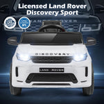 Costzon Ride on Car, Licensed Land Rover Discovery Sport Electric Vehicle, 12V Kids Car with Parent Remote Control, Music, Horn, Song, Gift for Aged 3+ (White, 38” x 24” x 17”(L x W x H))