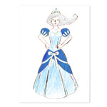 Melissa & Doug Princess Design Activity Kit - 9 Double-Sided Plates, 4 Colored Pencils, Rubbing Crayon