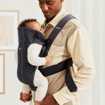 BabyBjörn Baby Carrier Mini, Anthracite, 3D Mesh | Newborn Carrier (7-25 lbs), Ergonomic, Easy-to-Use