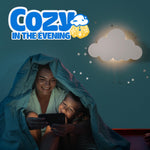 Tip perk 2 Pack Cloud Light - Floating Cloud Wall Lamp for Nursery | Cute Floating Cloud Lamp for Kids Bedroom | Battery-Operated Hanging Cloud Night Lights for Bedroom | Cloud Lamp for Baby Nursery