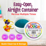 Hygloss Play Modeling Dough - 1lb. - Easter Basket Stuffer - Unscented Dough - Safe & Non-Toxic for Kids Arts & Crafts - Party Favors - Classroom Supplies, Turqoise