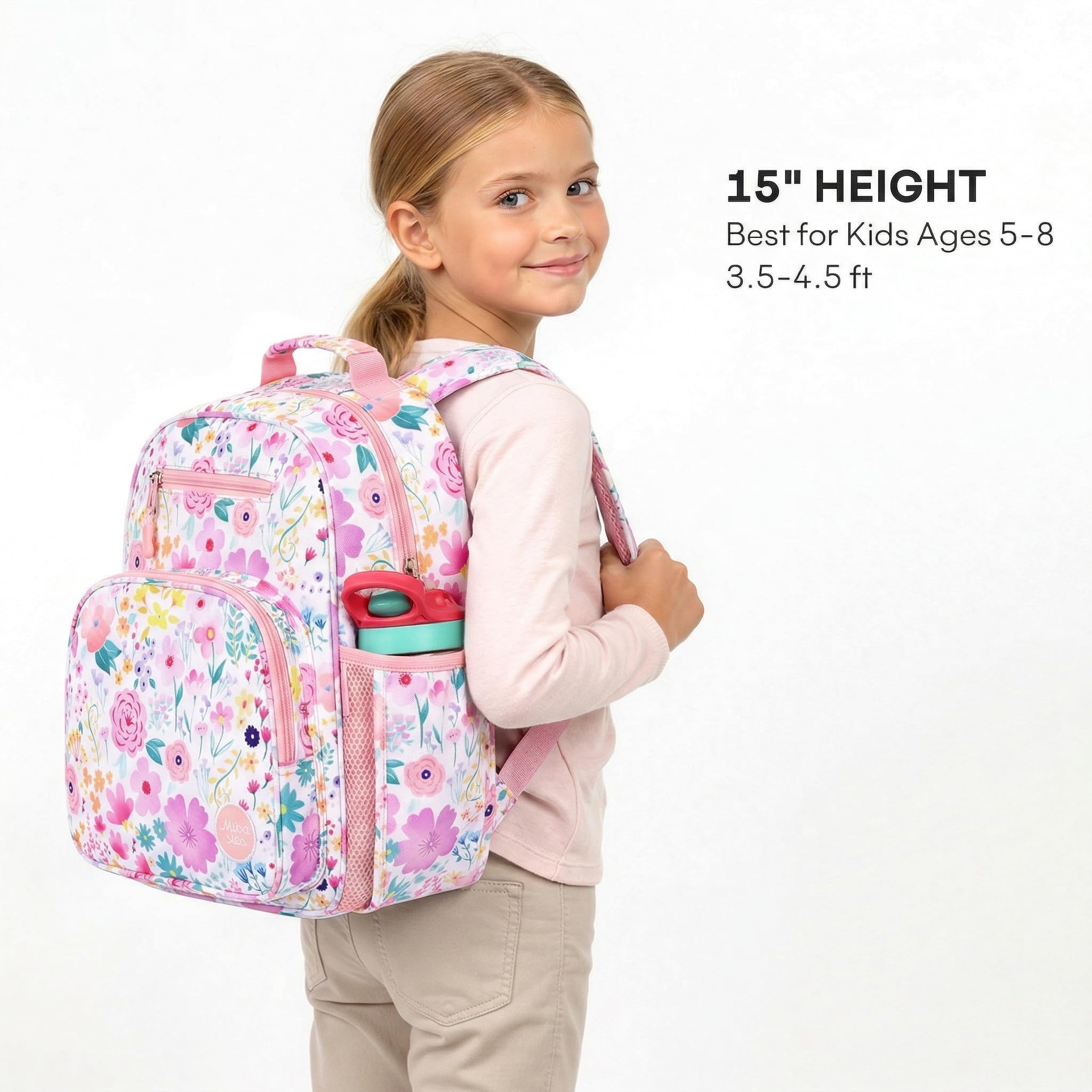 mibasies Kids Backpack for Girls: Girls Backpack 5-8 - Kids