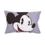 Disney Mickey Mouse Grey, Red, Yellow and Black 4 Piece Toddler Bed Set with Comforter, Fitted Bottom Sheet, Flat Top Sheet, Standard Size Pillowcase