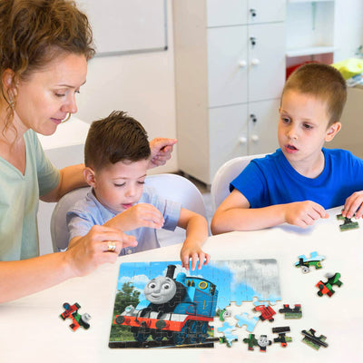 Puzzles for Kids Ages 4-8 60 Pieces Jigsaw Puzzles for Boys and Girls Educational Learning Puzzles in Metal Box