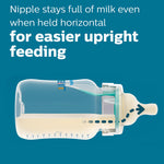 Philips Avent Anti-Colic Baby Bottle with AirFree Vent, 9oz, with Flow 2 Nipples, 1m+, 4pk, Pink, SCY703/14