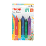 Nuby Bath Crayons for Kids - Washable, Vibrant Colors for Bathtime Drawing - 3+ Years - Kids Bath Toys and Essentials