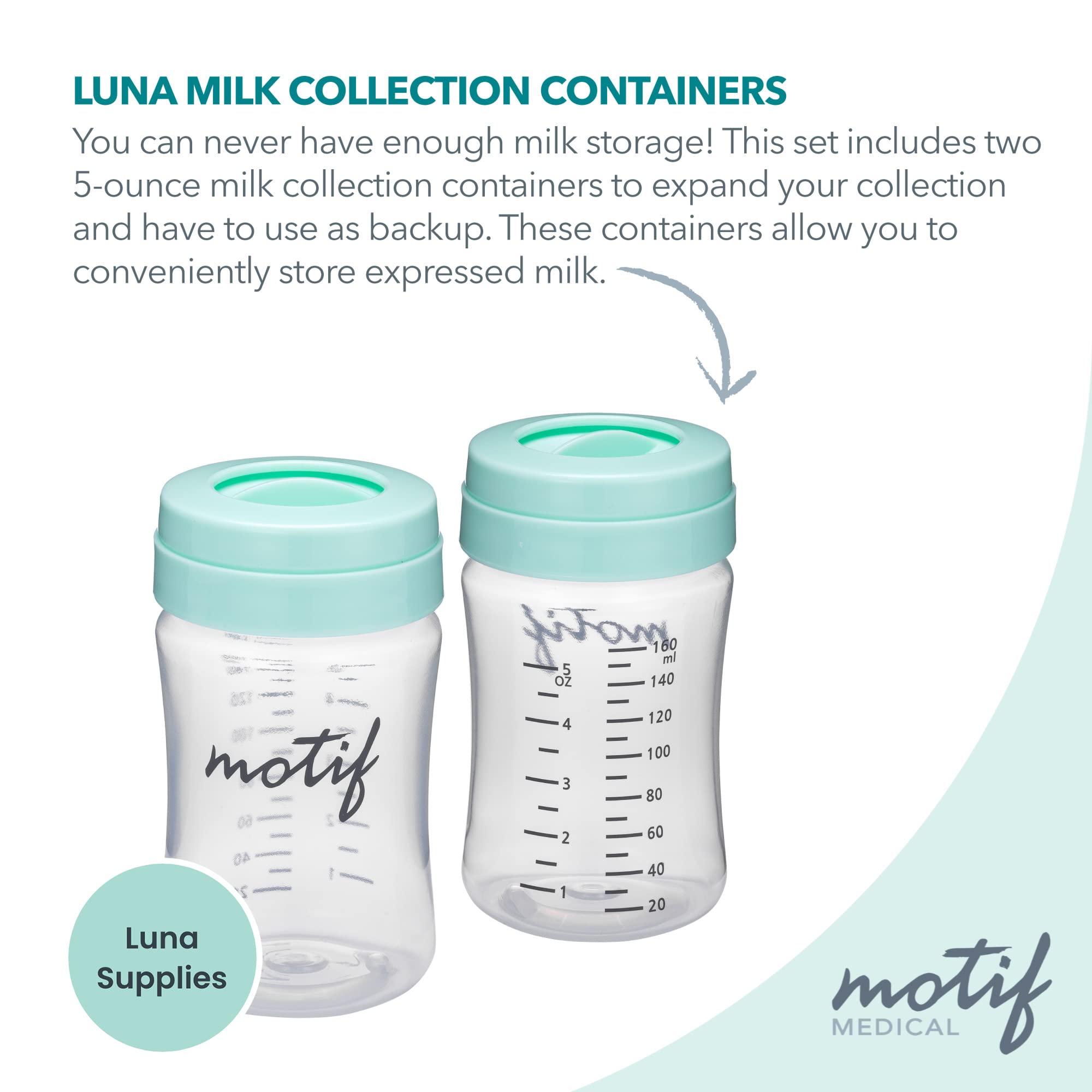 Motif Medical Breast Milk Storage Bottles for Luna - Breast Milk