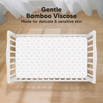 KeaBabies 2-Pack Baby Crib Sheets for Boys, Girls - 52x28 Viscose Derived from Bamboo Toddler Bed Sheets Neutral, Fitted Crib Mattress Cover for Standard Baby Bedding, Soft & Cozy (Bunnies)