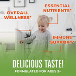 MARYRUTH'S Sugar Free Vitamin Gummies for Kids Age 2 | 2 Month Supply Multivitamin with Vitamin C, D3, Zinc | 1 Gummy Per Day | Toddler Vitamins | Sugar Free | Vegan | Non GMO | 60 Count
