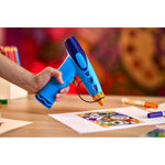 Crayola Marker Airbrush Spray Art Kit, Battery-Powered Sprayer with 8 Washable Markers & 5 Stencils, DIY Craft Set, Ages 6+