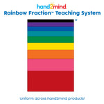 hand2mind Rainbow Fraction Tower Equivalency Cubes, Decimal Fraction Equivalency, Math Blocks, Montessori Math Rods, Fraction Manipulatives, Classroom Manipulatives for Elementary School (51 Pieces)