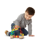 Melissa & Doug First Bead Maze - Wooden Educational Toy for Floor, High Chair, or Table Infant Maze Toy, Bead Toys For Toddlers And Babies