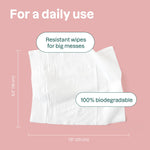 ATTITUDE Biodegradable Baby Wipes, Plant Based Unscented Diaper Wipes for Babies and Newborn, Dermatologically Tested, Vegan, 72 Count (Pack of 3)