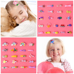 42 Pieces Baby Hair Clips, Hair Pin, Barrettes for Girls, Toddler Girls Hair Accessories, Kids Hair Clips for Styling, Flower Rainbow Candy Fruits Butterfly Hair Barrettes