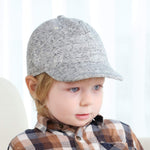 Keepersheep Baby Boys Baseball Cap Infant Sun Hat, Infant Toddler Kids Baseball Cap (Heather Grey, 0-3 Months)