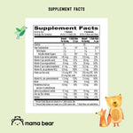 Amazon Brand - Mama Bear Organic Kids Multivitamin, 60 Gummies, 1 Month Supply (Packaging May Vary), Berry, Cherry & Orange (Pack of 2)