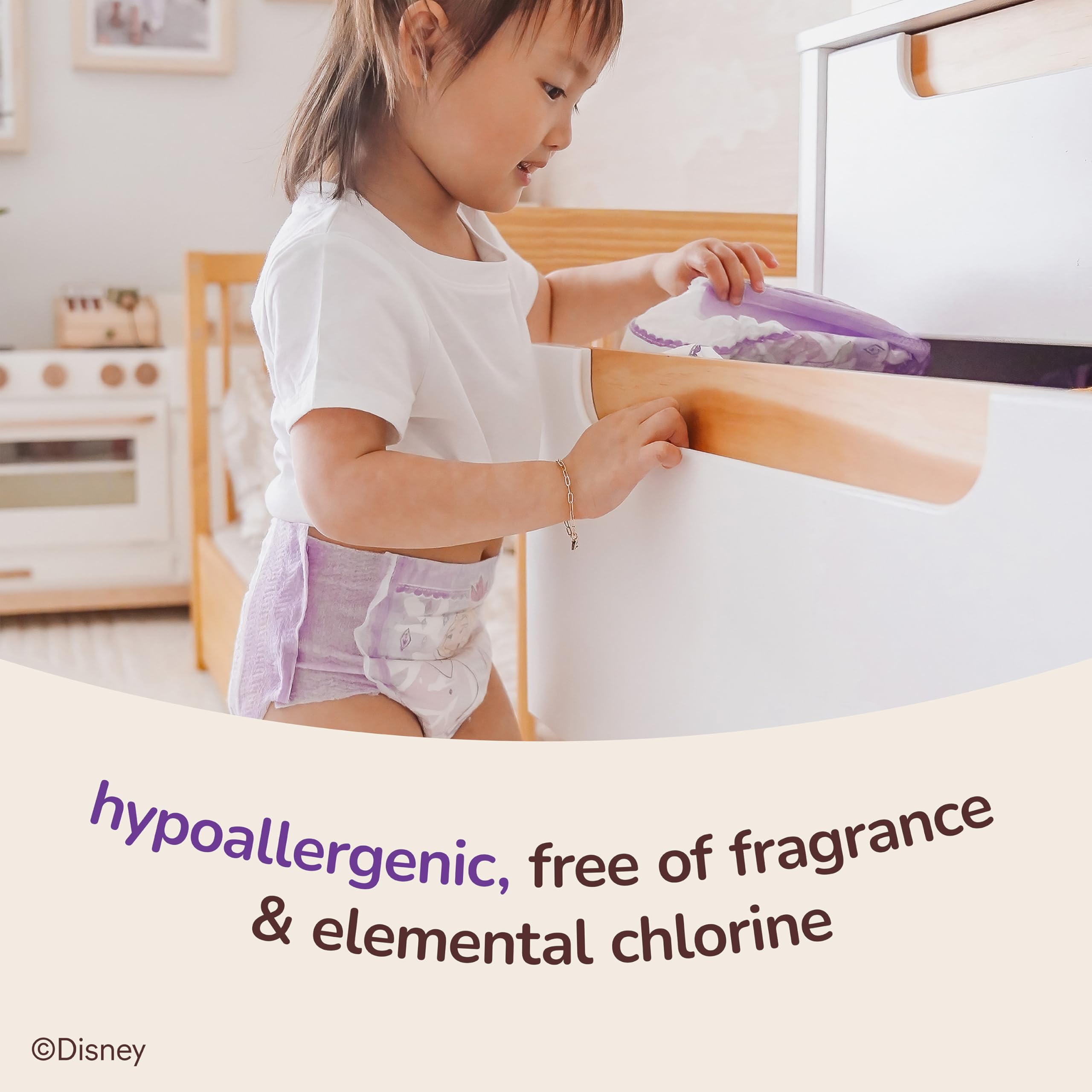 Pull-Ups Girls' Skin Essentials Potty Training Pants, Training Underwear, 4T-5T (38-50 lbs), 14 Ct