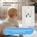 32 Pack Outlet Covers Baby Proofing, Socket Covers with Hidden Pull Handle, Child Safety Outlet Covers