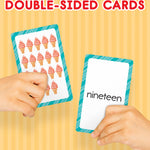 Carson Dellosa Toddler Flash Cards 4 Pack, Alphabet Flash Cards, Sight Word Flash Cards, Colors & Shapes Flash Cards, Number Flash Cards, Math & Phonics Kindergarten - Preschool Learning Activities 4+