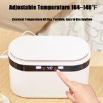 PandaEar Baby Wipe Warmer, Large Capacity Moist Wipe Dispenser with 5-Level Temperature Heating Control, Quiet & Even Heating, Diaper Wipe Warmer with Night Light