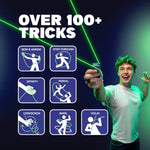ZipString Luma - The Patented Glow-in-The-Dark Toy That Flies a Loop of String, Creates Endless Shapes and Tricks Built-in LED for Glowing Fun. Perfect STEM Gift for Kids & Adults. Wonderment Awaits