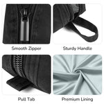 Gloppie Pencil Pouch - Practical Pencil Case, Aesthetic Simple Pencil Bag, Small Pen Holder, Back to School Supplies for Girls Boys, Black