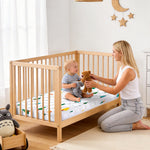 Mini Crib Mattress 38" x 24" x 4"- Firm Support and Comfort Premium Foam,Noiseless and Odorless,Hypoallergenic Mini Crib Mattress,Fits Mini and Portable Cribs,Dual Sided with Soft Breathable Fabric