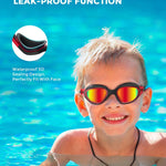 OMID Kids Swim Goggles, P2mini Polarized Swimming Goggles Comfortable for Age 6-14