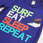 Osh Kosh Little Boy's Rashguard Swimwear, surf Repeat, 4-5