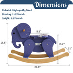 Belleur Rocking Horse for Kids 1-3 Years Old, Premium Wooden Rocking Toy for Toddlers for Indoor & Outdoor Activities, Baby Horse Riding Toy for Birthday & Visit Gifts