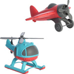 Aurora® Toys Versatile Wheatley™ Plane & Helicopter Toys - Imaginative Play - Unplugged Play - Blue 10 Inches