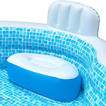 Members Mark Elegant Family Pool 10 Feet Long 2 Inflatable Seats with Backrests. New Version